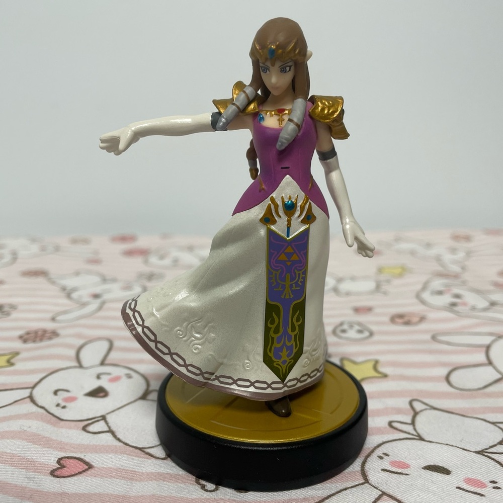 Zelda Super Smash Bros Amiibo Princess Figure Nintendo Toy Used No Box
